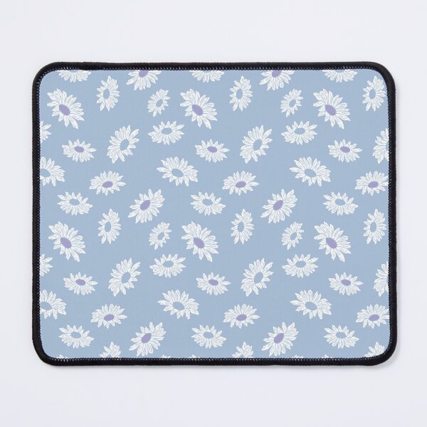 Item preview, Daisy Anglaise in sky blue, lavender & white designed and sold by ncxadair.