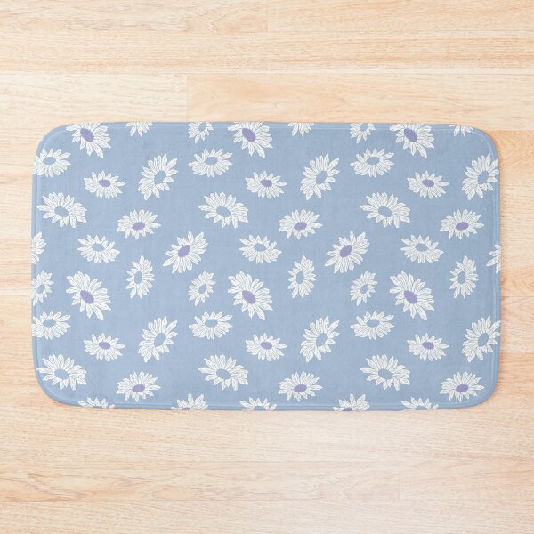 Item preview, Daisy Anglaise in sky blue, lavender & white designed and sold by ncxadair.