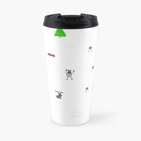 Vintage Ski Game Travel Coffee Mug