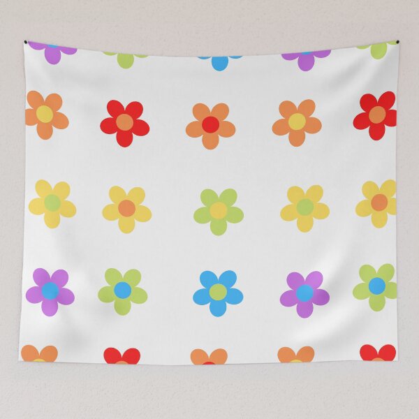 Item preview, Rainbow y2k Flowers designed and sold by mollzfahdays.