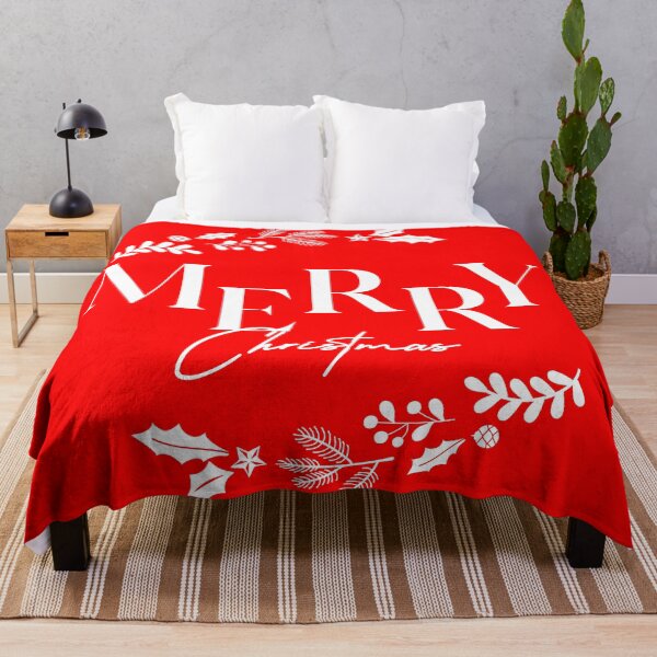 Item preview, Merry Christmas with botanical leaves designed and sold by snowgirlshop.
