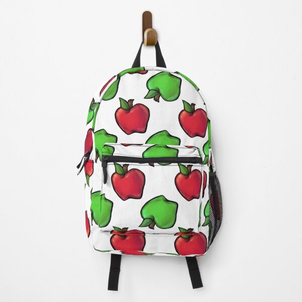 Item preview, Red and Green Apple Pattern (White Backdrop) designed and sold by SilentNoiseArt.