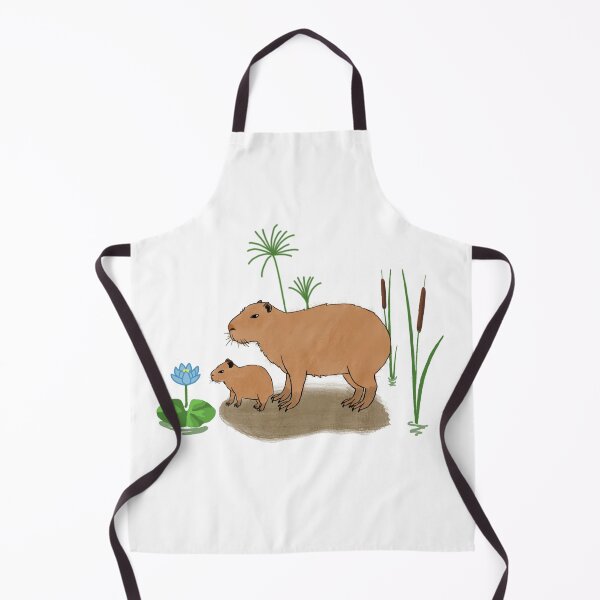 Item preview, Capybara mum and pup. designed and sold by Rob Price.