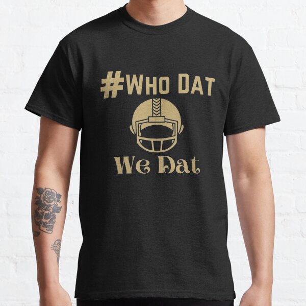 New orleans saints 2025 who dat t shirts