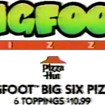 Bigfoot Pizza Essential T-Shirt for Sale by Staple Tapeworms