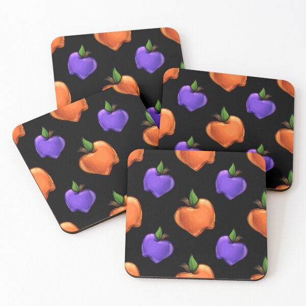 Item preview, Purple and Orange Apple Pattern designed and sold by SilentNoiseArt.