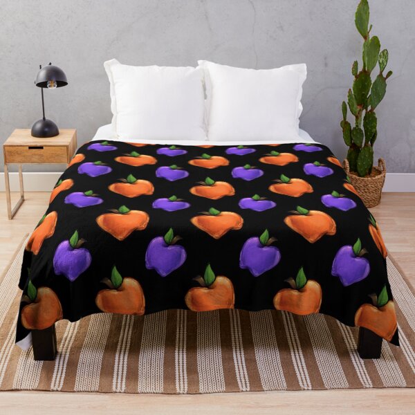 Item preview, Purple and Orange Apple Pattern designed and sold by SilentNoiseArt.