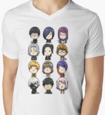 Tokyo Ghoul characters Men's V-Neck T-Shirt