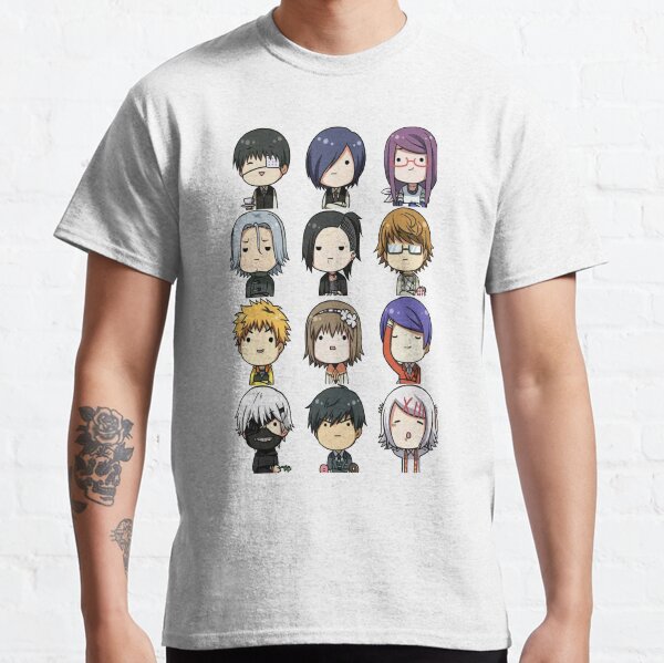 Personajes de Tokyo Ghoul Camiseta clásica