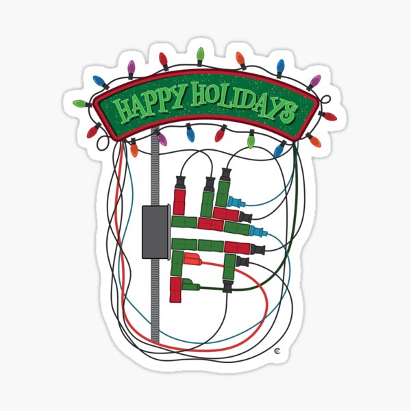 Item preview, Happy Holidays - Overloaded Outlet designed and sold by CuriousCurios.