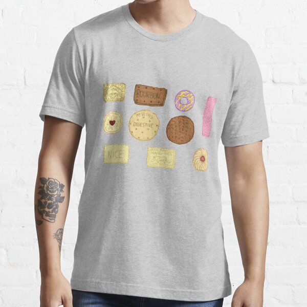 "Best of British Biscuits." Tshirt for Sale by lilliesandroses