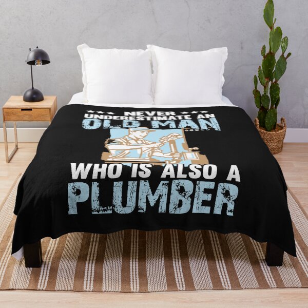 Item preview, Never Understate An Old Man Who Is Also A Plumber / Funny Plumbing designed and sold by Tee Hub.
