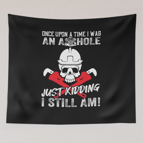 Item preview, ONES UPEN A TIME I WAS AN ASSHOLE PLUMBER / Funny Plumbing designed and sold by Tee Hub.