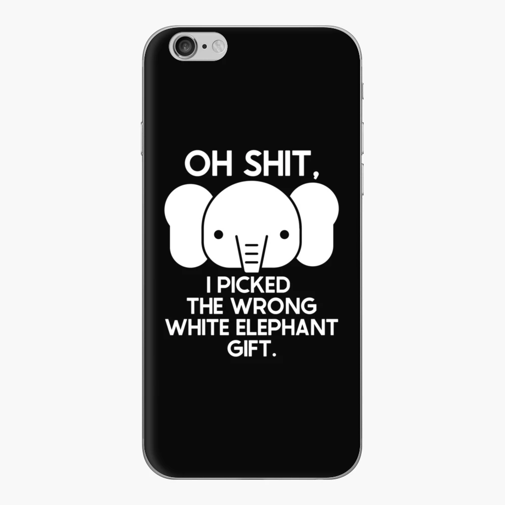 iPhone 12/12 Pro Funny White Elephant Gifts for Adults Oh Shit Case
