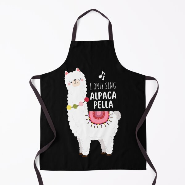 Item preview, I Only Sing Alpacapella Cute Funny Alpaca Loves Singing A Capella Singer designed and sold by Moremonclub.