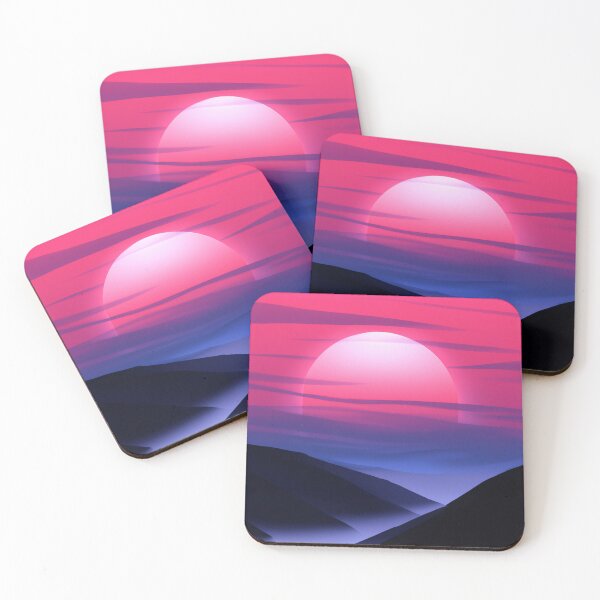 Item preview, Red blood moon lunar eclipse in the night sky on the beach  designed and sold by Chris Purdy.