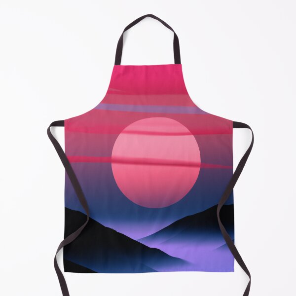 Item preview, Red blood moon lunar eclipse in the night sky on the beach designed and sold by Chris Purdy.