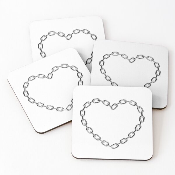 Item preview, Y2K Chain Heart designed and sold by mollzfahdays.