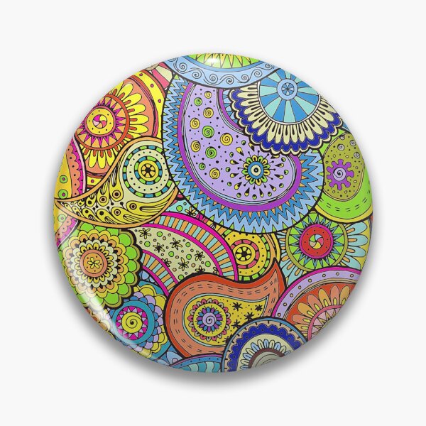Item preview, Colorful Paisley Pattern designed and sold by MazingPatterns.