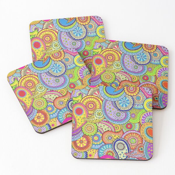 Item preview, Colorful Paisley Pattern designed and sold by MazingPatterns.