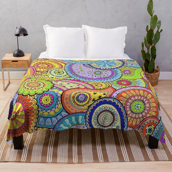 Item preview, Colorful Paisley Pattern designed and sold by MazingPatterns.