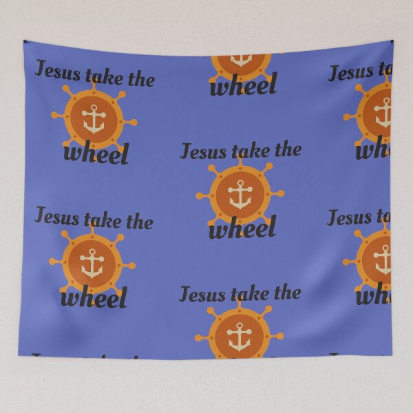 Item preview, Jesus take the wheel  designed and sold by ArtsOfWonder.