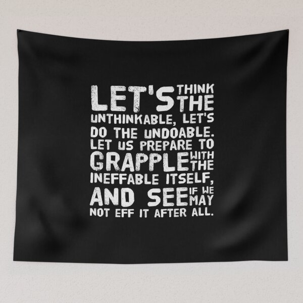 Item preview, Unthinkable, Undoable, Ineffable (Two) designed and sold by kpccrafty.