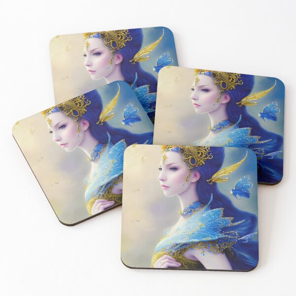 Item preview, Albina White Elf  designed and sold by @adorcharm Modern & Classic AI Art.