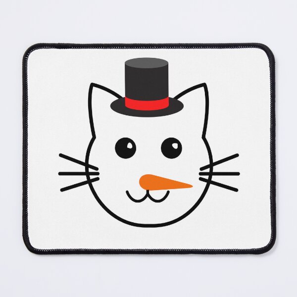 Item preview, Snowman Cat Face For Cats Lovers Winter Cosplay Costume designed and sold by FLASHOP.