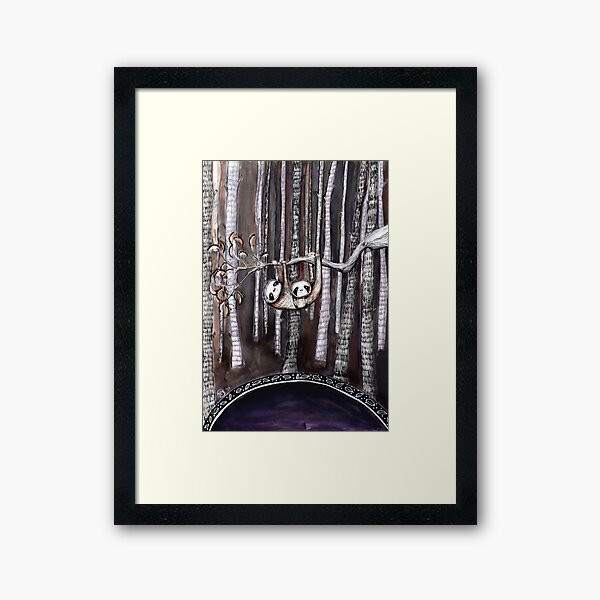 Sloth. The mother of all vices. Framed Art Print