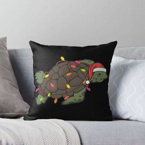 Item preview, Christmas Turtle Xmas Lights Funny Sea Turtle Santa Cute Holidays Gift  designed and sold by alenaz.
