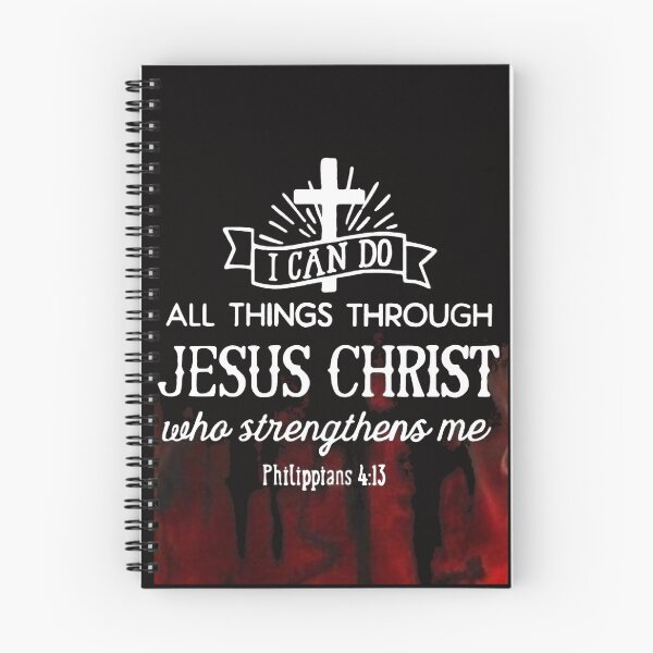 Item preview, All Things through Jesus Christ Strengthens Me designed and sold by Rowena Jones.