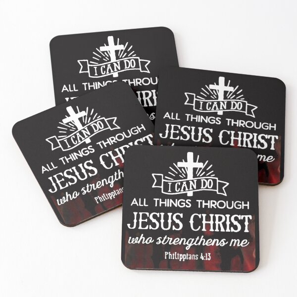 Item preview, All Things through Jesus Christ Strengthens Me designed and sold by Rowena Jones.