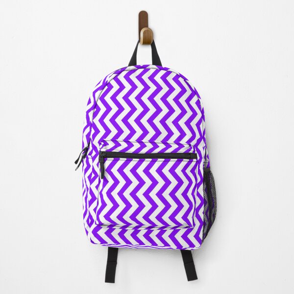 Item preview, Purple and White Vertical Chevron Pattern designed and sold by TMBTM.