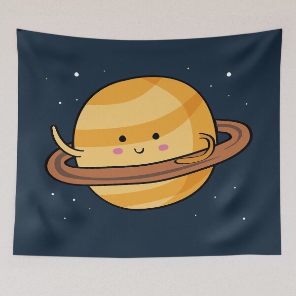 Item preview, Cute saturn illustration designed and sold by CutestShopEver.