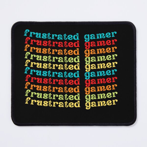Item preview, Frustrated gamer colorful font trendy and latest design designed and sold by gulnaz797.