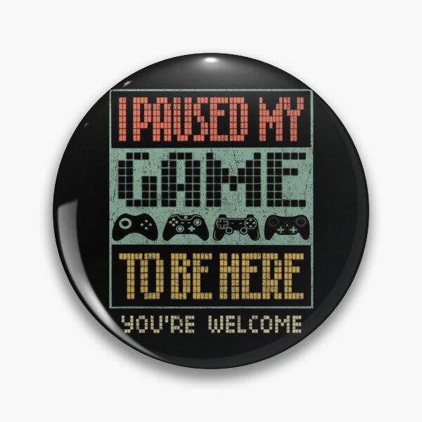 Item preview, I Paused My Game To Be Here  Funny Shirt For Gamers Premium    designed and sold by ElioMakesStuff.