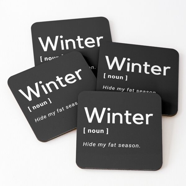 Item preview, Winter Funny Definition - Hide my fat season -  designed and sold by Amine-Creation.