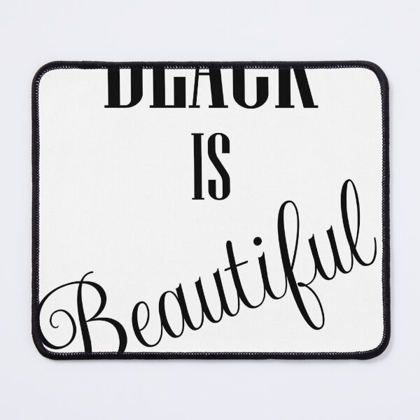 Item preview, Black Is Beautiful Motivational Social Text Design designed and sold by RiyonArts.