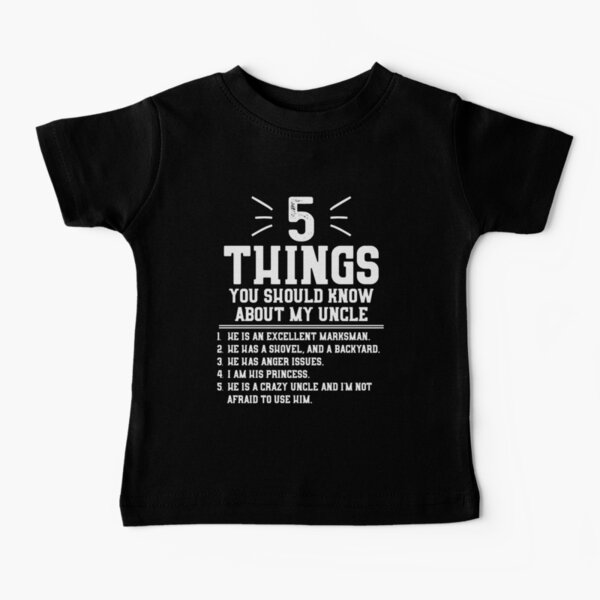 Item preview, 5 Things You Should Know About My Uncle designed and sold by lsrclothing.
