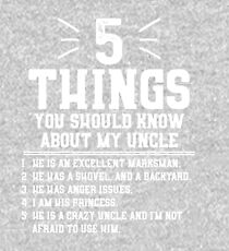 5 Things You Should Know About My Uncle Kids Pullover Hoodie