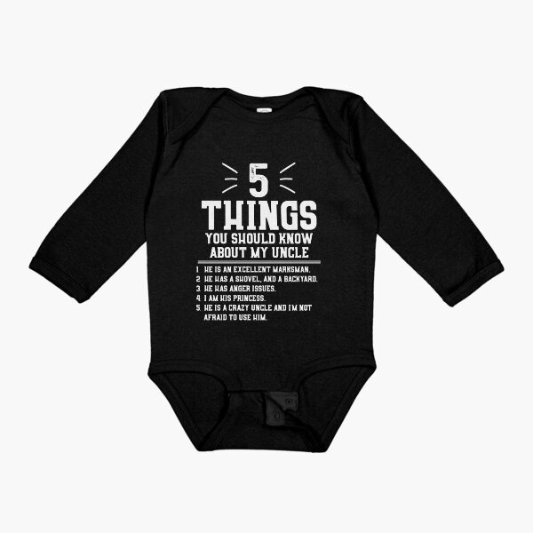 Item preview, 5 Things You Should Know About My Uncle designed and sold by lsrclothing.