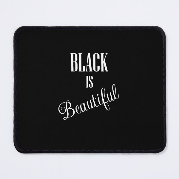 Item preview, Black Is Beautiful Motivational Social Text Design designed and sold by RiyonArts.