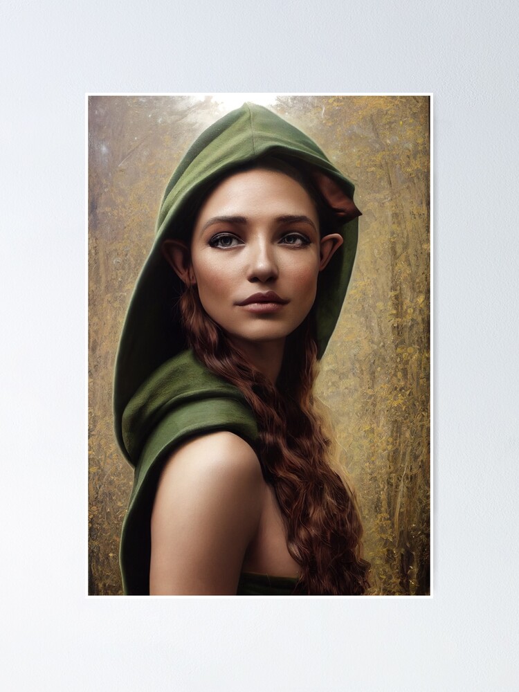 "Wood Elf DnD Character Concept" Poster for Sale by ZoeticArt Redbubble