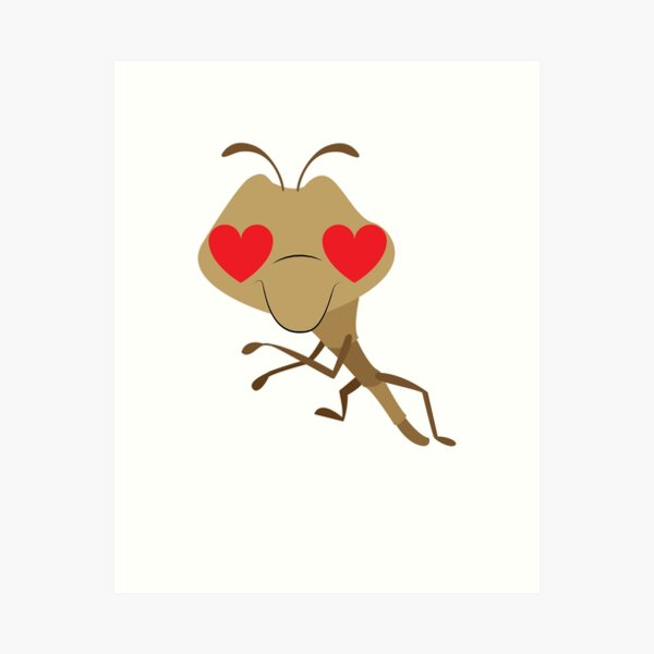 Item preview, Praying Mantis Emoji   designed and sold by HippoEmo.