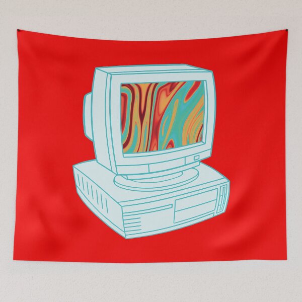 Item preview, Trippy Computer designed and sold by SamalooDesigns.
