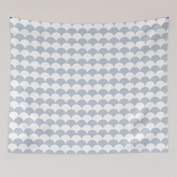 Item preview, Circle overlapped pattern Pantone Plein Air 13-4111 designed and sold by antaltamas89.