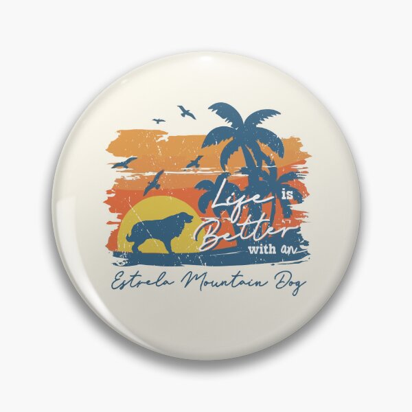 Item preview, Life is Better With Estrela Mountain Dog Beach Sunset Retro Vintage designed and sold by rafaeltto.