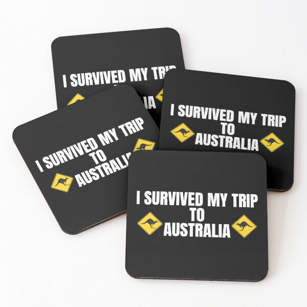Item preview, i survived my trip to australia designed and sold by Design Universe.