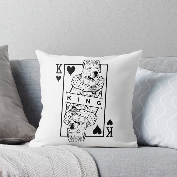 Item preview, Dogo Argentino King Of Hearts Funny Dog Lover Card Pop Art designed and sold by GrandeDuc.